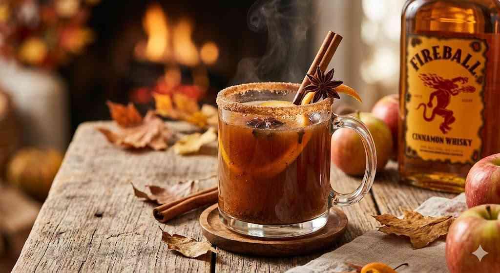 Fireball Whiskey Cider Recipe The Ultimate Warm Spiced Drink - Drinks